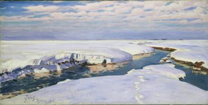 Talvimaisema, 1915